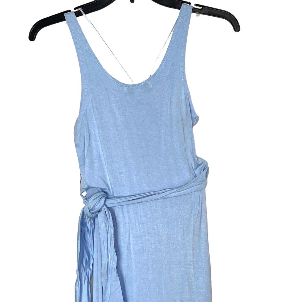 And Now This Womens Sleeveless Knit Side-Tie Tulip Midi Dress Cashmere Blue XS - Picture 7 of 9